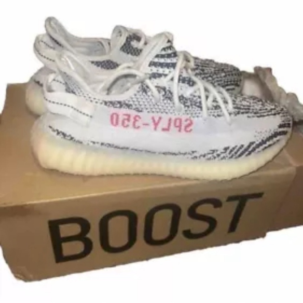 Adidas Yeezy Boost 350 V2 Blue Tint Used Size 10 Kanye West Authentic OG